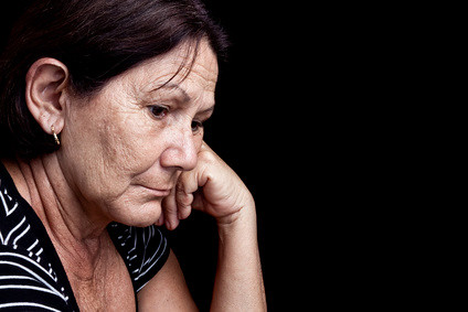 Sad and worried old woman | Flickr - Photo Sharing!