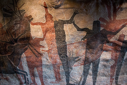 Cave Painting at the National Museum of Anthropology, Mexico City