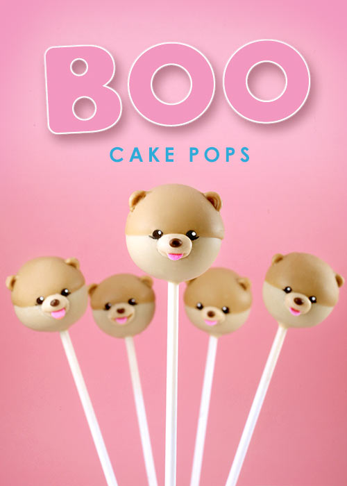 Boo the Dog Cake Pops