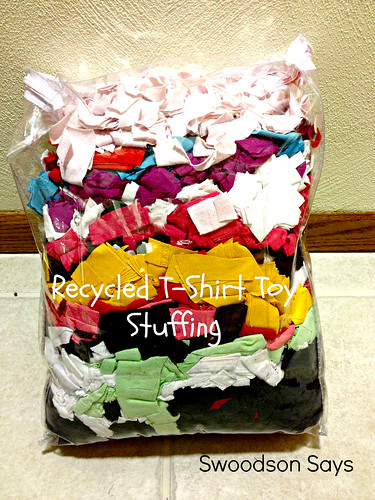 Recycled Tshirt Toy Stuffing - Swoodson Says
