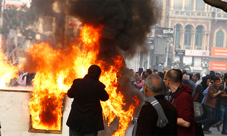 Egyptian clashes on third anniversary of uprising. Many were killed in the distrubances. by Pan-African News Wire File Photos