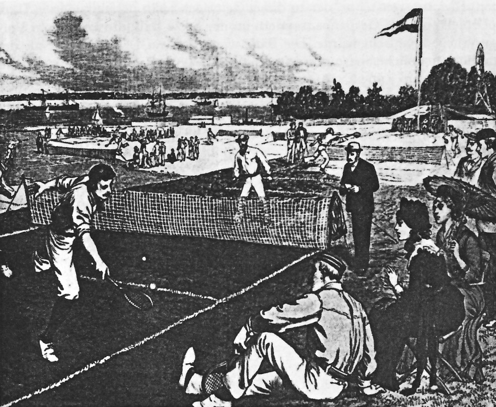 First Official Tennis Tournament in the US, Staten Island Cricket Club, New York City, on September 1st, 1880.