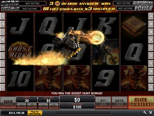 Ghost Rider Bonus Game