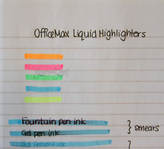OfficeMax Liquid Highlighters