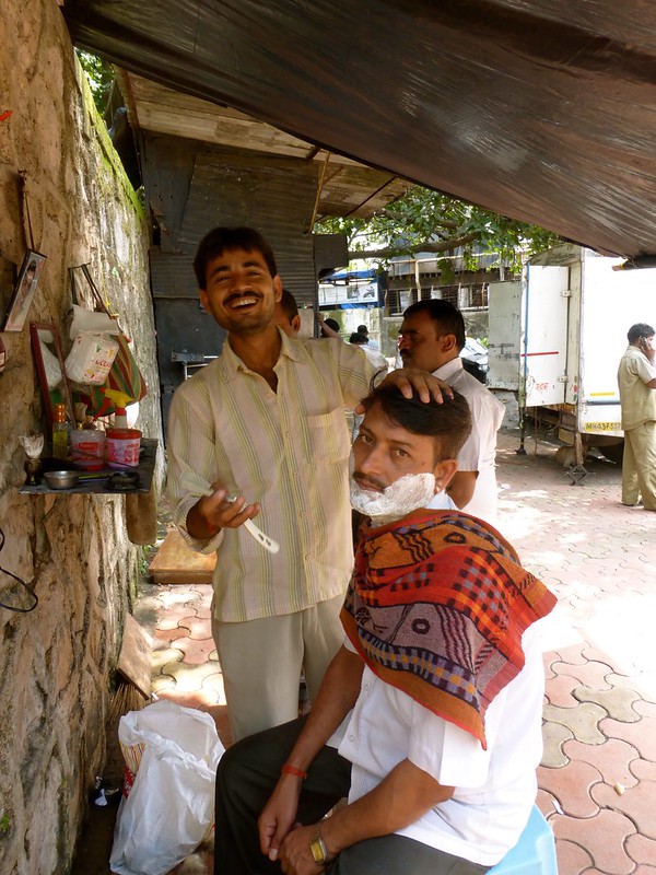Sion Fort - road side barber