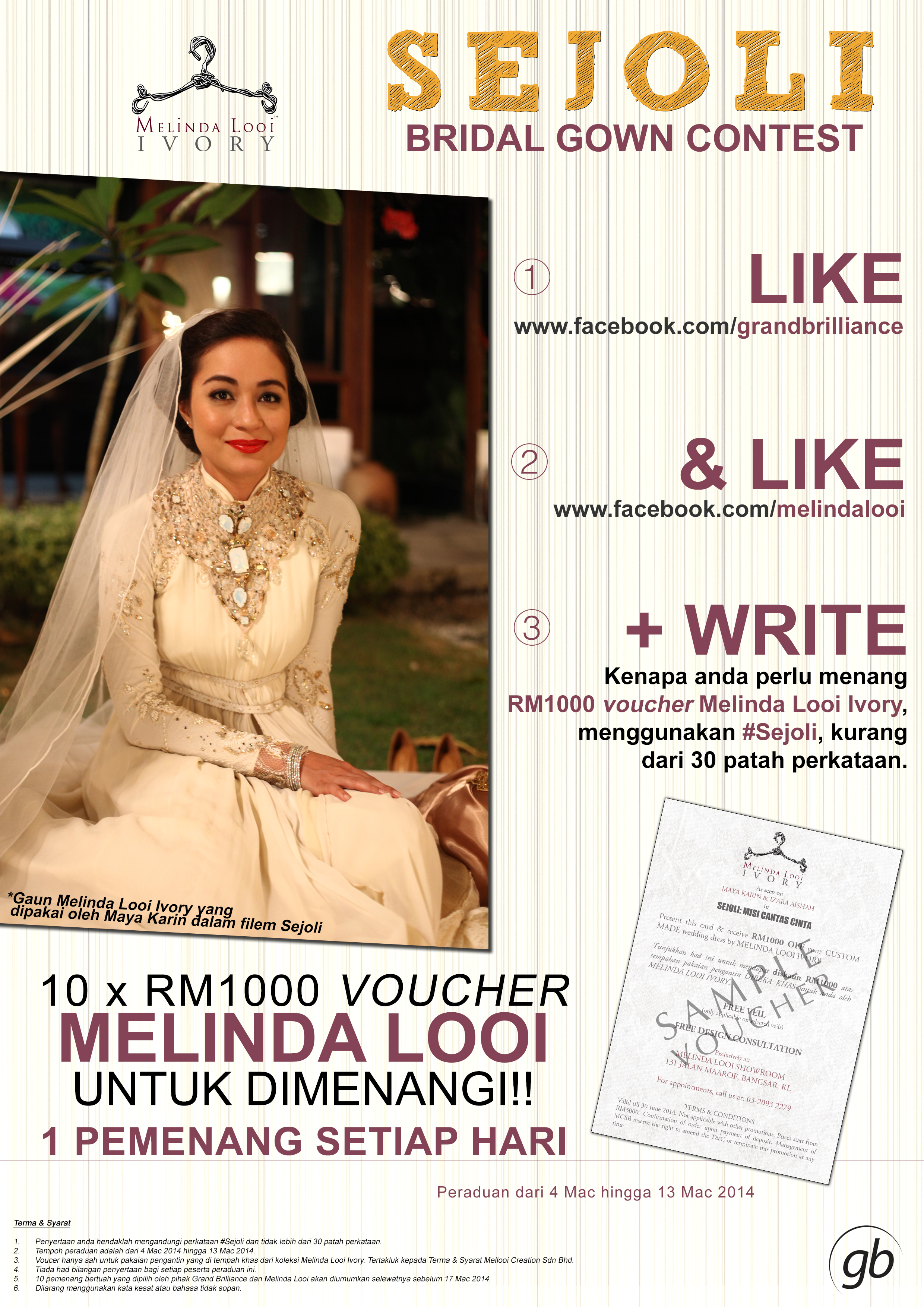 Sejoli - Melinda Looi Contest