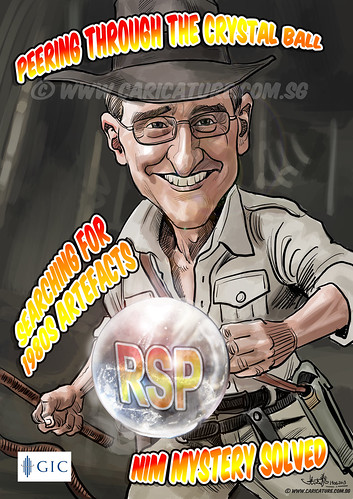 Indiana Jones caricature for GIC
