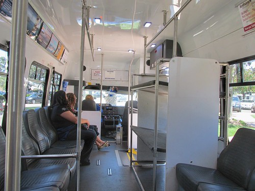 Riding aboard the "Big Bay Shuttle" Ford mini bus.  San Diego California.  June 2013. by Eddie from Chicago