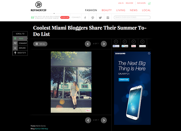 R29 - Coolest Miami Bloggers
