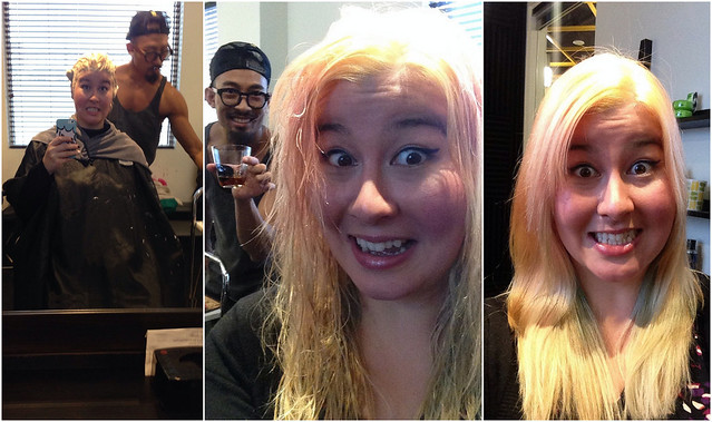 Bleaching Hair Collage
