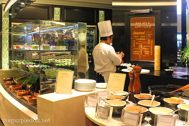 Salad and Appetizer Section at Spiral Sofitel Manila