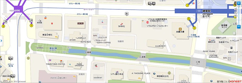 光化門鐘閣(spring、永豐、觀光公社)map