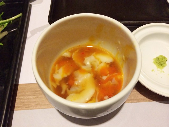 Onsen Egg with Uni, Omakase @ Sushi Kuu