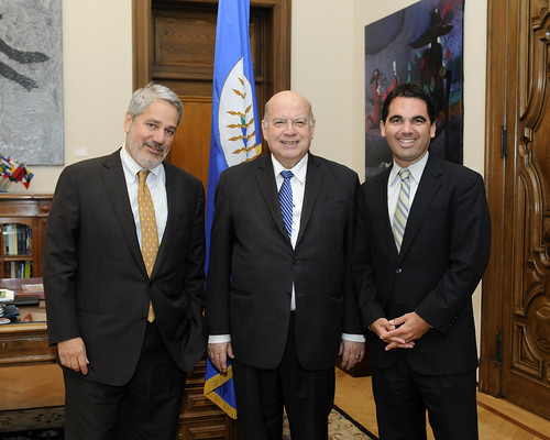 OAS Secretary General Received Directors of the Adrienne Arsht Latin America Center of the Atlantic Council
