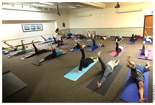 Yoga Class at Jan Platt Library 12-08-13