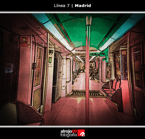 Línea 7 | Metro | Madrid by alrojo09