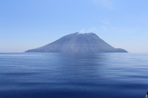 View of the Stromboli in the Tyrrhenian Sea by Nouhailler