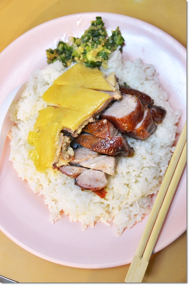 Char Siew & Poached Chicken Rice