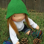 Autumn Night Lover: Winterludes Doll Felted Hat & Knit Boots