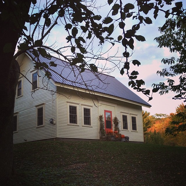 A fresh look for our 154-year old (more or less) farmhouse, built by Alex's great-great grandfather. #maine