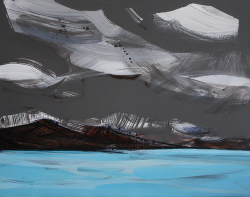 Iceland paintings- blue lagoon