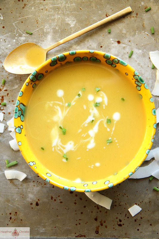 Thai Coconut Butternut Squash Soup