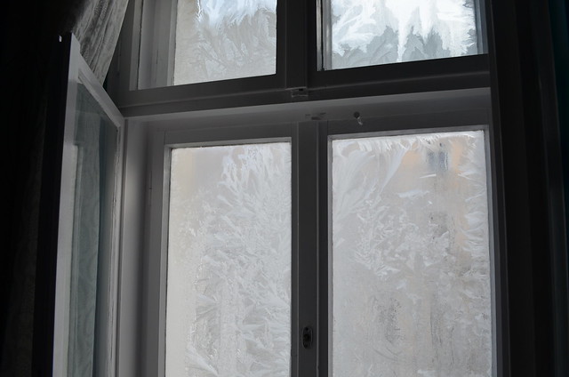 frozen bedroom windows