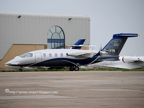 D-IVIN Piaggio P-180 Avanti II by Jersey Airport Photography