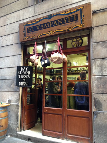 El Xampanet cava bar. From Foodie Finds: Exploring Barcelona, One Bite at a Time