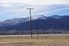 			Klaus Naujok posted a photo:	On our way to the Hi-Dessert. Stopping at Tehachapi for gas and some snow in the mountain.