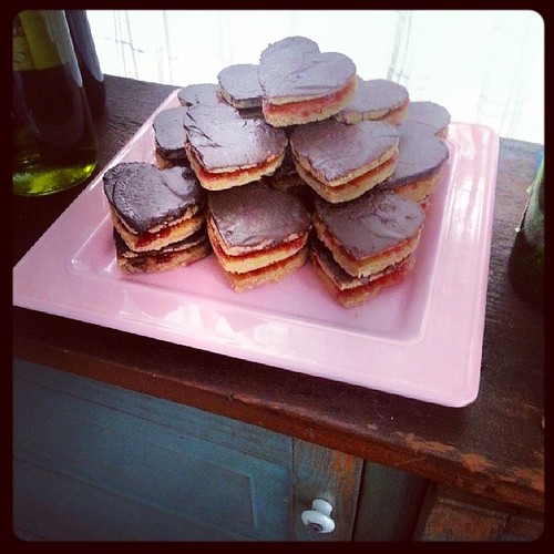 Sorghum flour & sorghum syrup dark chocolate cookies sandwiches. Recipe and reaction on tomorrows blog by The Cookie Man