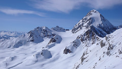 Gran Zebru (3581m) z schroniska G. Casati