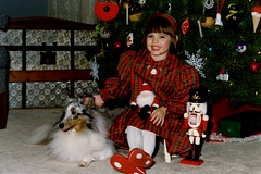 Christmas photos, 1980s-90s