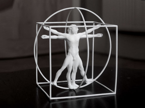 3D Printed Vitruvian Man