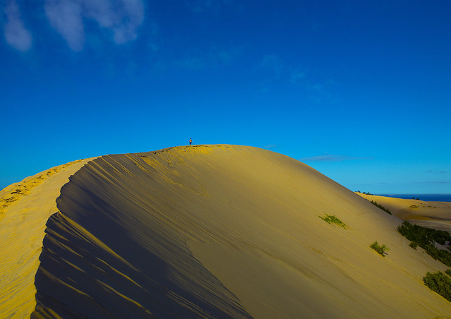 Sand Dune In Bazaruto National Park, Vilanculos, Mozambique
