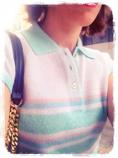 Knitted top retro