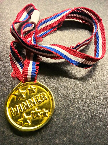 A Child's Winning Medal