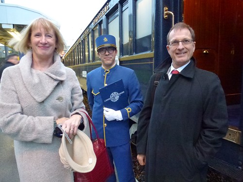 Orient Express - our maitre du cabin, Thibault