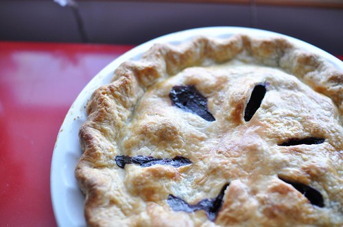 blueberry birthday pie