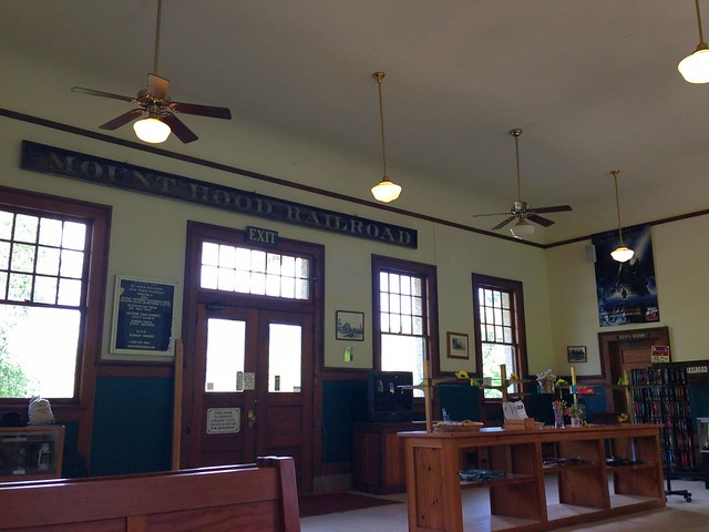 フッドリバー鉄道駅舎