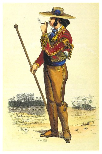 009-Jinete de rejoneo-La Spagna, opera storica, artistica, pittoresca e monumentale..1850-51- British Library