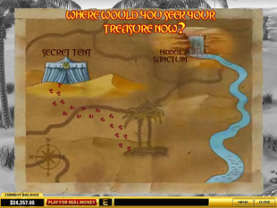 free Desert Treasure 2 bonus round