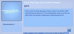 Flash Wall Sign by Corebital Designs