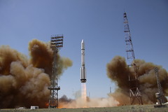 Пуск ракеты-носителя «Протон-М» с Intelsat DLA-2