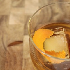 Old Fashioned with Vanilla Simple Syrup