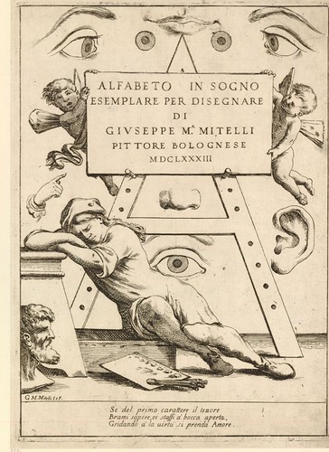000-Portada Alfabeto in sogno 1683-© Trustees of the British Museum
