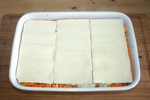 40 - Mit Lasagneplatten abschließen / Lasagna sheets as finishing