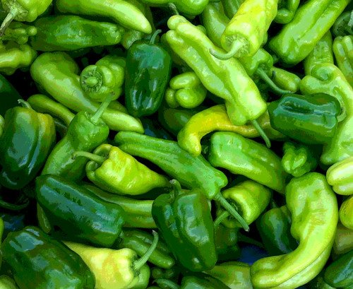 Composition with Peppers (Posterized) by randubnick