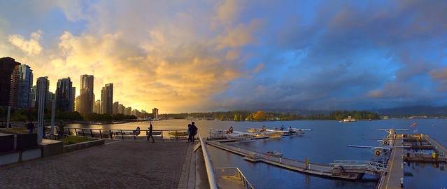 #iphone #pano of Coal Harbour. #Vancouver