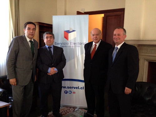 Secretario General de la OEA se reúne con el Presidente del Consejo Directivo del SERVEL de Chile